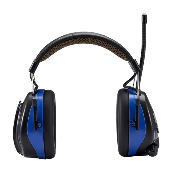 Inf Protear Ear Defenders with Radio AM/FM,and 3.5mm Phone/MP3 Stereo Jack ,Hearing Protection Muffs for Workshop,Garden,Mowing,Sawing,Construction,Tractor Driving,SNR 30dB